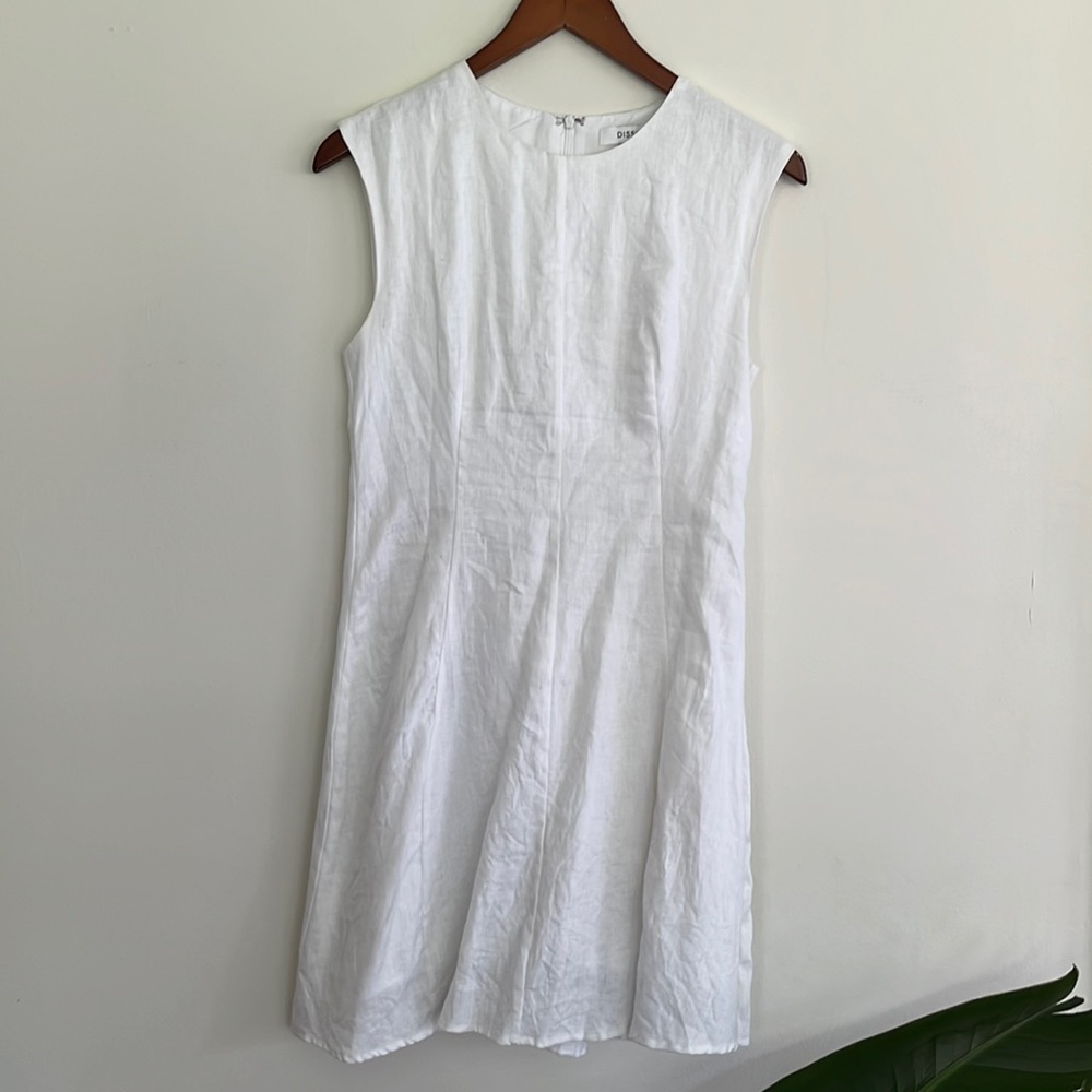 DISSH White Linen Dress